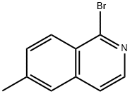 Isoquinoline, 1-bromo-6-methyl- 구조식 이미지