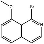 Isoquinoline, 1-bromo-8-methoxy- Structure