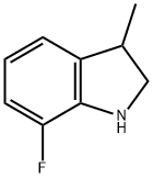 1H-Indole, 7-fluoro-2,3-dihydro-3-methyl- Structure