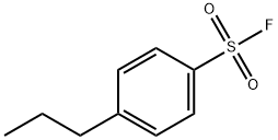 Benzenesulfonyl fluoride, 4-propyl- Structure