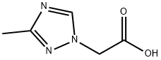 1H-1,2,4-Triazole-1-acetic acid, 3-methyl- 구조식 이미지