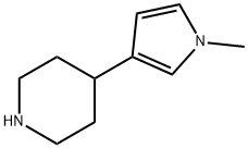 Piperidine, 4-(1-methyl-1H-pyrrol-3-yl)- Structure