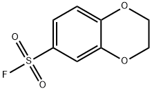 1,4-Benzodioxin-6-sulfonyl fluoride, 2,3-dihydro- 구조식 이미지