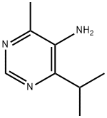 5-Pyrimidinamine, 4-methyl-6-(1-methylethyl)- Structure