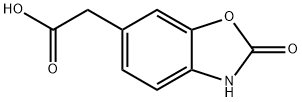 6-Benzoxazoleacetic acid, 2,3-dihydro-2-oxo- 구조식 이미지