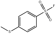 Benzenesulfonyl fluoride, 4-(methylthio)- Structure