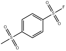 Benzenesulfonyl fluoride, 4-(methylsulfonyl)- Structure