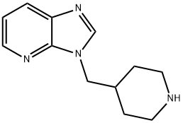 3H-Imidazo[4,5-b]pyridine, 3-(4-piperidinylmethyl)- Structure