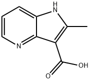 2-methyl-1H-pyrrolo[3,2-b]pyridine-3-carboxylic acid 구조식 이미지