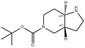 5H-Pyrrolo[3,2-c]pyridine-5-carboxylic acid, octahydro-, 1,1-dimethylethyl ester, (3aR,7aR)-rel- Structure