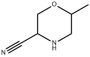 3-Morpholinecarbonitrile, 6-methyl- Structure