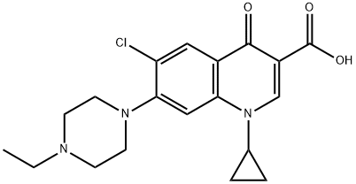 Enrofloxacin EP Impurity E Structure