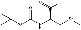 D-Alanine, N-[(1,1-dimethylethoxy)carbonyl]-3-(methylseleno)- Structure