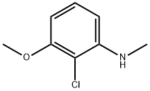 2-chloro-3-methoxy-N-methylaniline Structure