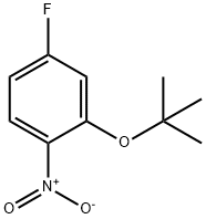 2-(tert-butoxy)-4-fluoro-1-nitrobenzene 구조식 이미지