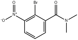 2-Bromo-N,N-dimethyl-3-nitrobenzamide Structure