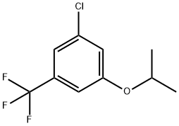 Benzene, 1-chloro-3-(1-methylethoxy)-5-(trifluoromethyl)- Structure