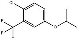 Benzene, 1-chloro-4-(1-methylethoxy)-2-(trifluoromethyl)- Structure