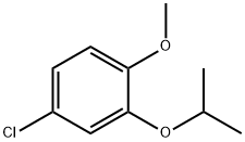 Benzene, 4-chloro-1-methoxy-2-(1-methylethoxy)- Structure