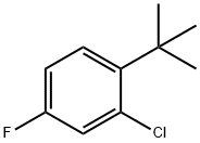 Benzene, 2-chloro-1-(1,1-dimethylethyl)-4-fluoro- Structure