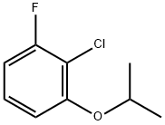 Benzene, 2-chloro-1-fluoro-3-(1-methylethoxy)- Structure