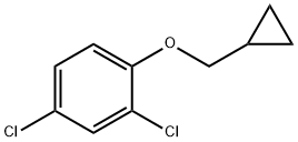 Benzene, 2,4-dichloro-1-(cyclopropylmethoxy)- Structure