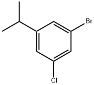 1-BRomo-3-chloro-5-(propan-2-yl)benzene Structure