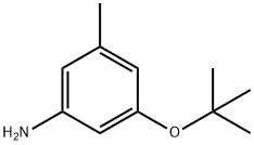 Benzenamine, 3-(1,1-dimethylethoxy)-5-methyl- Structure