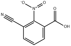 Benzoic acid, 3-cyano-2-nitro- Structure