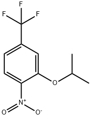 Benzene, 2-(1-methylethoxy)-1-nitro-4-(trifluoromethyl)- Structure