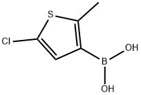 Boronic acid, B-(5-chloro-2-methyl-3-thienyl)- 구조식 이미지