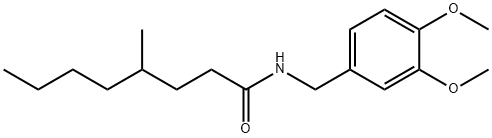 N-[(3,4-Dimethoxyphenyl)methyl]-4-methyl-octanamide Structure