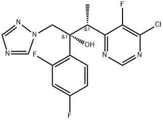 Voriconazole (2R,3R)-Isomer 구조식 이미지