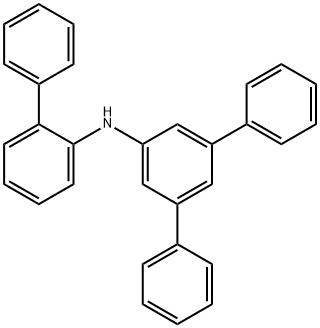 N-([1,1'-biphenyl]-2-yl)-[1,1':3',1''-terphenyl]-5'-amine Structure