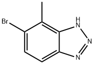 1H-Benzotriazole, 6-bromo-7-methyl- 구조식 이미지