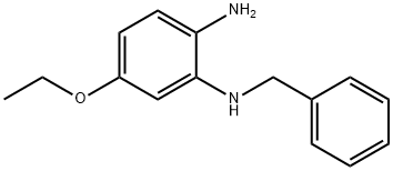 1,2-Benzenediamine, 4-ethoxy-N2-(phenylmethyl)- Structure