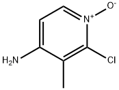 4-Pyridinamine, 2-chloro-3-methyl-, 1-oxide Structure