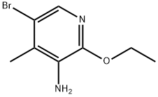 3-Pyridinamine, 5-bromo-2-ethoxy-4-methyl- Structure