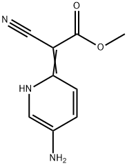 Acetic acid, 2-(5-amino-2(1H)-pyridinylidene)-2-cyano-, methyl ester Structure