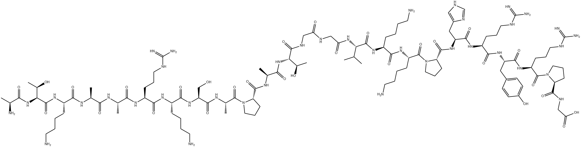 Histone H3 (21-44) Structure