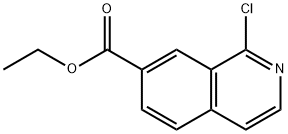 7-Isoquinolinecarboxylic acid, 1-chloro-, ethyl ester Structure