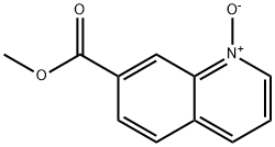 7-Quinolinecarboxylic acid, methyl ester, 1-oxide 구조식 이미지