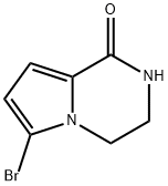 6-Bromo-3,4-dihydropyrrolo[1,2-a]pyrazin-1(2H)-one Structure