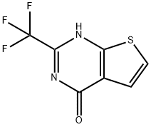 Thieno[2,3-d]pyrimidin-4(1H)-one, 2-(trifluoromethyl)- Structure