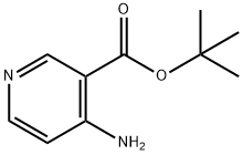 3-Pyridinecarboxylic acid, 4-amino-, 1,1-dimethylethyl ester Structure