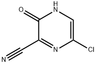 6-chloro-3-hydroxypyrazine-2-carbonitrile 구조식 이미지