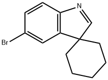 Spiro[cyclohexane-1,3'-[3H]indole], 5'-bromo- Structure