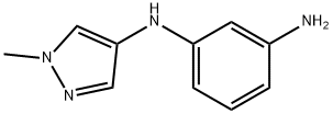 1-N-(1-methyl-1H-pyrazol-4-yl)benzene-1,3-diamine Structure