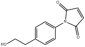 1H-Pyrrole-2,5-dione, 1-[4-(2-hydroxyethyl)phenyl]- Structure