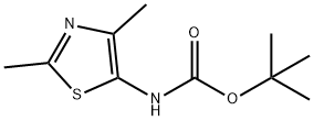 tert-butyl N-(dimethyl-1,3-thiazol-5-yl)carbamate Structure